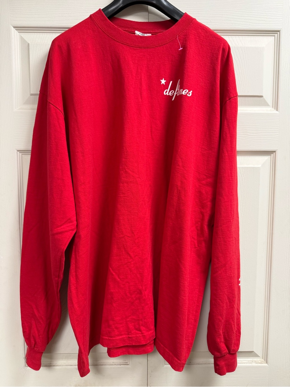 Deftones White Pony Red Long Sleeve T-Shirt 3XL Shaka Heavy Cotton